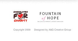 Chocolates for Charity.  Fountain of Hope.